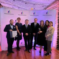 Dyrektor Departamentu Programów Unijnych dla Obszarów Wiejskich oraz KPO Roman Wcisło, przedstawiciele UMWM, przedstawiciele Zarządu oraz Biura LGD