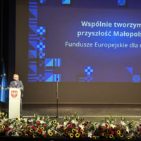 Uroczysta gala ,,Wspólnie tworzymy przyszłość Małopolski. Fundusze Europejskie dla Małopolski”